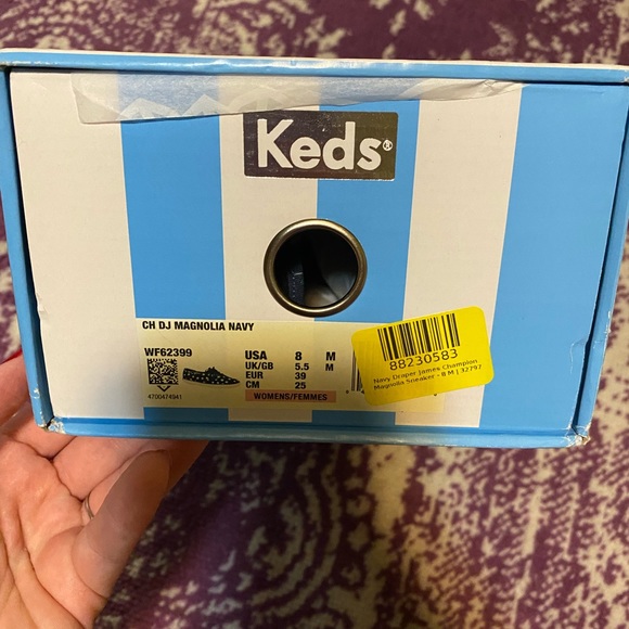 Summer Vibes!  KEDS ❤️ DRAPER JAMES MAGNOLIA NAVY NWB 8 - Picture 5 of 10